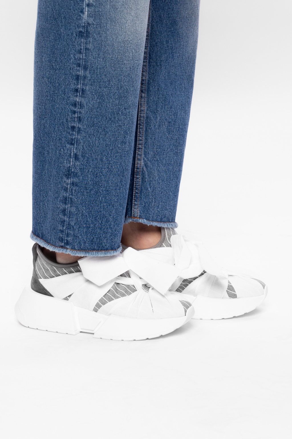 Maison margiela best sale bow sneakers